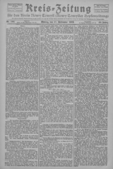 Kreis-Zeitung f&uuml;r d. Kreis Nowy-Tomysl: zugl. Nowy-Tomysler Hopfenzeitung 1923.09.10 Jg.48 Nr104