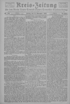 Kreis-Zeitung f&uuml;r d. Kreis Nowy-Tomysl: zugl. Nowy-Tomysler Hopfenzeitung 1923.09.14 Jg.48 Nr106
