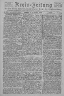 Kreis-Zeitung f&uuml;r d. Kreis Nowy-Tomysl: zugl. Nowy-Tomysler Hopfenzeitung 1923.10.17 Jg.48 Nr120