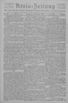 Kreis-Zeitung f&uuml;r d. Kreis Nowy-Tomysl: zugl. Nowy-Tomysler Hopfenzeitung 1923.10.26 Jg.48 Nr124