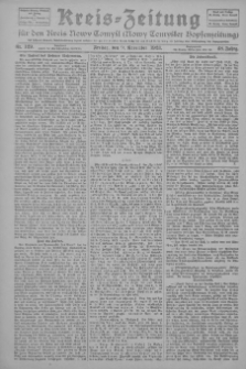 Kreis-Zeitung f&uuml;r d. Kreis Nowy-Tomysl: zugl. Nowy-Tomysler Hopfenzeitung 1923.11.09 Jg.48 Nr129