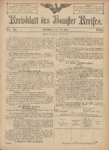 Kreisblatt des Bomster Kreises 1886.07.09 No.28
