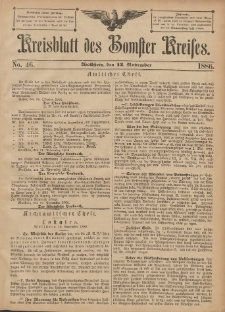 Kreisblatt des Bomster Kreises 1886.11.12 No.46
