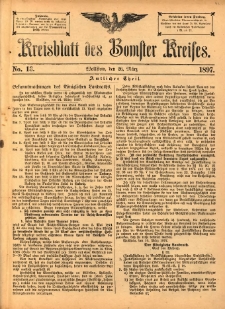 Kreisblatt des Bomster Kreises 1897.03.26 No.13