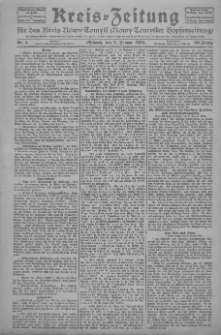 Kreis-Zeitung für d. Kreis Nowy-Tomysl: zugl. Nowy-Tomysler Hopfenzeitung 1924.01.09 Jg.49 Nr4