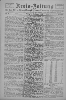 Kreis-Zeitung für d. Kreis Nowy-Tomysl: zugl. Nowy-Tomysler Hopfenzeitung 1924.01.21 Jg.49 Nr9
