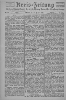 Kreis-Zeitung für d. Kreis Nowy-Tomysl: zugl. Nowy-Tomysler Hopfenzeitung 1924.01.23 Jg.49 Nr10