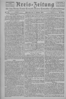 Kreis-Zeitung für d. Kreis Nowy-Tomysl: zugl. Nowy-Tomysler Hopfenzeitung 1924.02.06 Jg.49 Nr16
