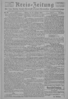Kreis-Zeitung für d. Kreis Nowy-Tomysl: zugl. Nowy-Tomysler Hopfenzeitung 1924.02.15 Jg.49 Nr20
