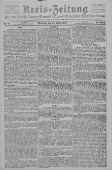 Kreis-Zeitung für d. Kreis Nowy-Tomysl: zugl. Nowy-Tomysler Hopfenzeitung 1924.03.12 Jg.49 Nr31