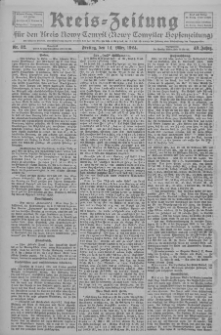 Kreis-Zeitung für d. Kreis Nowy-Tomysl: zugl. Nowy-Tomysler Hopfenzeitung 1924.03.14 Jg.49 Nr32