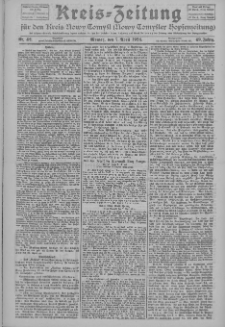Kreis-Zeitung für d. Kreis Nowy-Tomysl: zugl. Nowy-Tomysler Hopfenzeitung 1924.04.07 Jg.49 Nr42