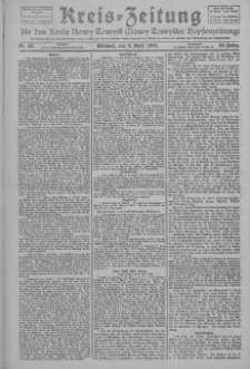 Kreis-Zeitung für d. Kreis Nowy-Tomysl: zugl. Nowy-Tomysler Hopfenzeitung 1924.04.09 Jg.49 Nr43