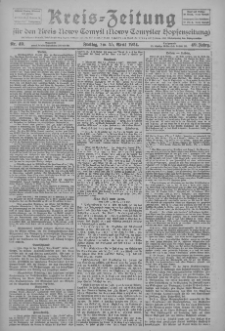 Kreis-Zeitung für d. Kreis Nowy-Tomysl: zugl. Nowy-Tomysler Hopfenzeitung 1924.04.25 Jg.49 Nr49