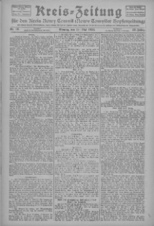 Kreis-Zeitung für d. Kreis Nowy-Tomysl: zugl. Nowy-Tomysler Hopfenzeitung 1924.05.19 Jg.49 Nr59