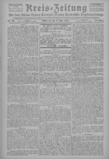 Kreis-Zeitung für d. Kreis Nowy-Tomysl: zugl. Nowy-Tomysler Hopfenzeitung 1924.05.21 Jg.49 Nr60