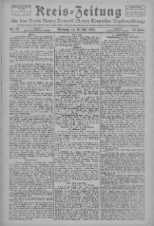 Kreis-Zeitung für d. Kreis Nowy-Tomysl: zugl. Nowy-Tomysler Hopfenzeitung 1924.05.28 Jg.49 Nr63