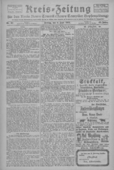 Kreis-Zeitung für d. Kreis Nowy-Tomysl: zugl. Nowy-Tomysler Hopfenzeitung 1924.06.06 Jg.49 Nr67
