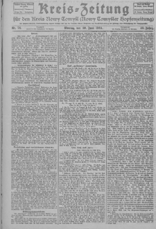 Kreis-Zeitung für d. Kreis Nowy-Tomysl: zugl. Nowy-Tomysler Hopfenzeitung 1924.06.30 Jg.49 Nr76