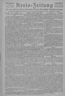 Kreis-Zeitung für d. Kreis Nowy-Tomysl: zugl. Nowy-Tomysler Hopfenzeitung 1924.07.21 Jg.49 Nr85
