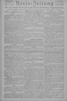Kreis-Zeitung für d. Kreis Nowy-Tomysl: zugl. Nowy-Tomysler Hopfenzeitung 1924.08.18 Jg.49 Nr97