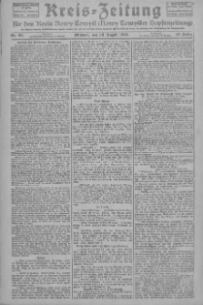 Kreis-Zeitung für d. Kreis Nowy-Tomysl: zugl. Nowy-Tomysler Hopfenzeitung 1924.08.20 Jg.49 Nr98