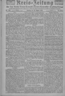 Kreis-Zeitung für d. Kreis Nowy-Tomysl: zugl. Nowy-Tomysler Hopfenzeitung 1924.08.29 Jg.49 Nr102