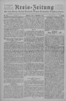 Kreis-Zeitung für d. Kreis Nowy-Tomysl: zugl. Nowy-Tomysler Hopfenzeitung 1924.09.08 Jg.49 Nr106