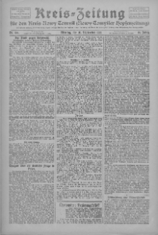 Kreis-Zeitung für d. Kreis Nowy-Tomysl: zugl. Nowy-Tomysler Hopfenzeitung 1924.09.15 Jg.49 Nr109