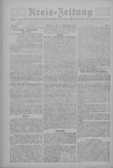 Kreis-Zeitung für d. Kreis Nowy-Tomysl: zugl. Nowy-Tomysler Hopfenzeitung 1924.09.17 Jg.49 Nr110