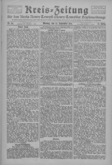 Kreis-Zeitung für d. Kreis Nowy-Tomysl: zugl. Nowy-Tomysler Hopfenzeitung 1924.09.22 Jg.49 Nr112