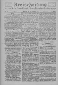 Kreis-Zeitung für d. Kreis Nowy-Tomysl: zugl. Nowy-Tomysler Hopfenzeitung 1924.09.24 Jg.49 Nr113