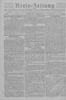 Kreis-Zeitung für d. Kreis Nowy-Tomysl: zugl. Nowy-Tomysler Hopfenzeitung 1924.09.26 Jg.49 Nr114