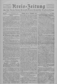 Kreis-Zeitung für d. Kreis Nowy-Tomysl: zugl. Nowy-Tomysler Hopfenzeitung 1924.09.29 Jg.49 Nr115