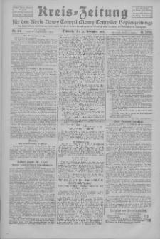 Kreis-Zeitung für d. Kreis Nowy-Tomysl: zugl. Nowy-Tomysler Hopfenzeitung 1924.11.12 Jg.49 Nr134