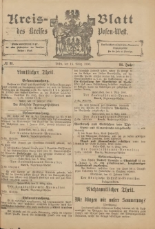 Kreis-Blatt des Kreises Posen-West 1901.03.15 Jg.13 Nr11
