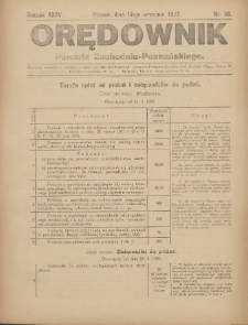 Orędownik Powiatu Zachodnio-Poznańskiego 1922.09.14 R.35 Nr38