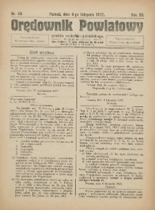 Orędownik Powiatowy Powiatu Zachodnio-Poznańskiego 1922.11.08 R.35 Nr46