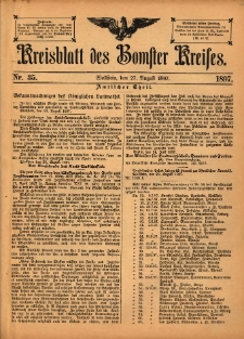 Kreisblatt des Bomster Kreises 1897.08.27 No.35