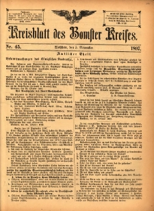 Kreisblatt des Bomster Kreises 1897.11.05 No.45