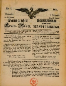 Samtersches Kreis-Blatt = Dziennik Powiatu Szamotulskiego 1871.02.16 Jg.[17] Nr7