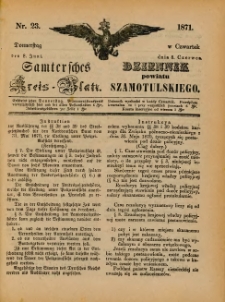 Samtersches Kreis-Blatt = Dziennik Powiatu Szamotulskiego 1871.06.08 Jg.[17] Nr23