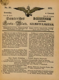 Samtersches Kreis-Blatt = Dziennik Powiatu Szamotulskiego 1871.07.27 Jg.[17] Nr30