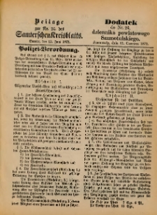 Beilage zur Nr.24 des Samterchen Kreisblatts = Dodatek do Nr.24 dziennika powiatowego Szamotulskiego 1872.06.13 R.[18]