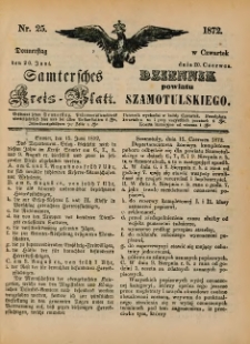 Samtersches Kreis-Blatt = Dziennik Powiatu Szamotulskiego 1872.06.20 Jg.[18] Nr25