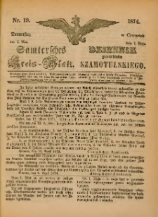 Samtersches Kreis-Blatt = Dziennik Powiatu Szamotulskiego 1874.05.07 Jg.[20] Nr19