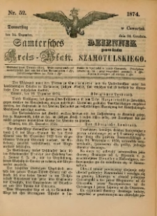 Samtersches Kreis-Blatt = Dziennik Powiatu Szamotulskiego 1874.12.24 Jg.[20] Nr52
