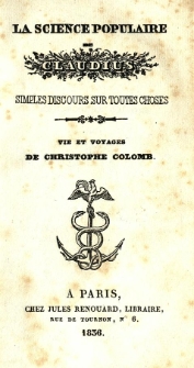 Vie et voyage de Christophe Colomb
