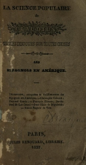 Les Espagnols en Amérique