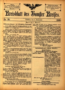 Kreisblatt des Bomster Kreises 1898.09.02 No.35